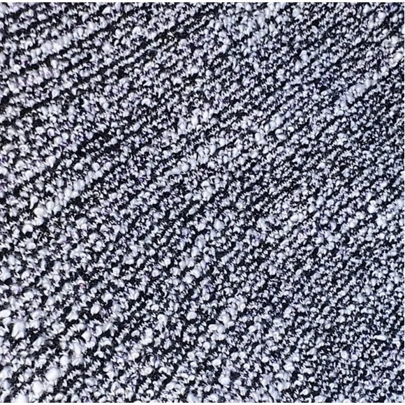 Loft Women's Textured Knit Fit Flare Flirty Skirt Size Small Black White NWT - Picture 3 of 10